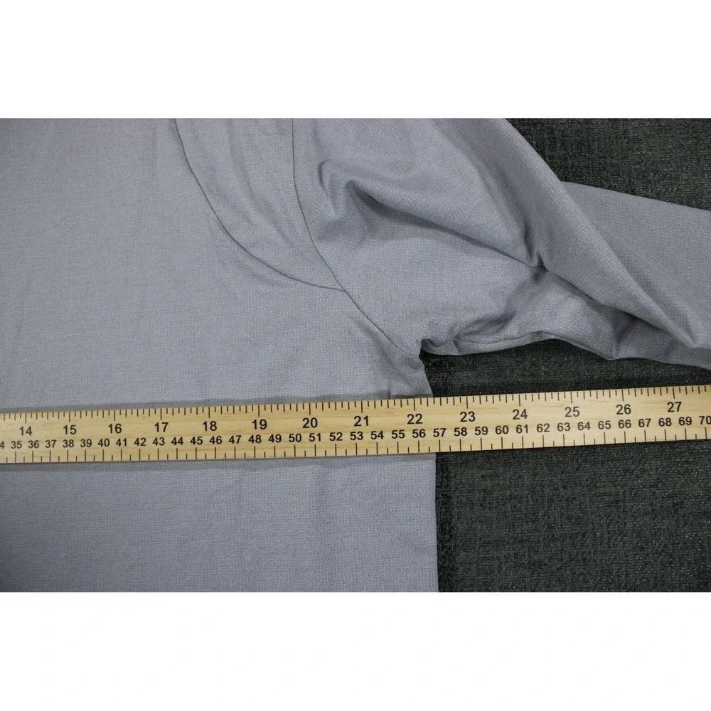 G/FORE Amalfi Mens Quarter Zip Pullover Grey Golf Performance Shirt Large L